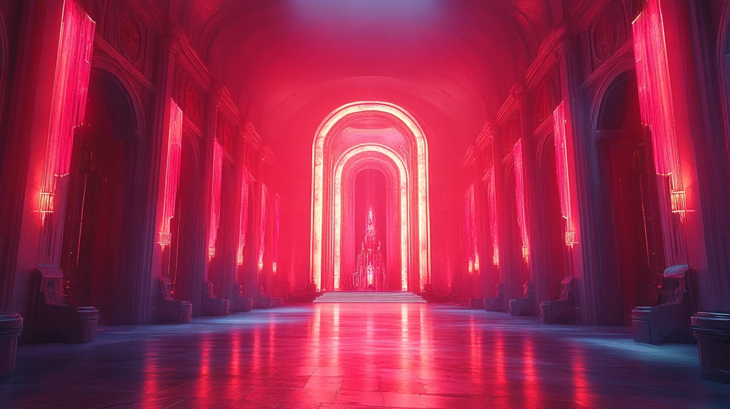 未来寺庙舞台设计