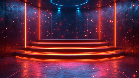 数字环境中的空讲台