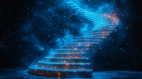 舞台平台与DNA元素