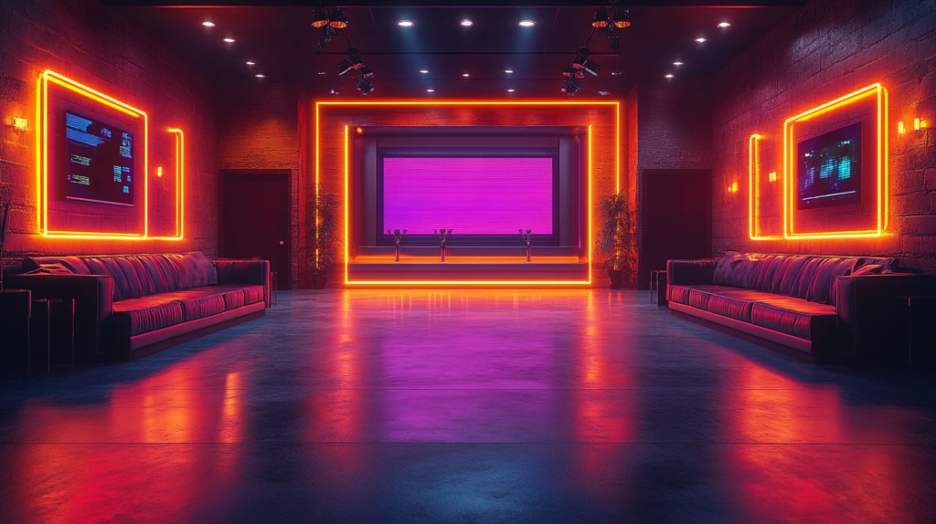 豪华电视游戏节目现场