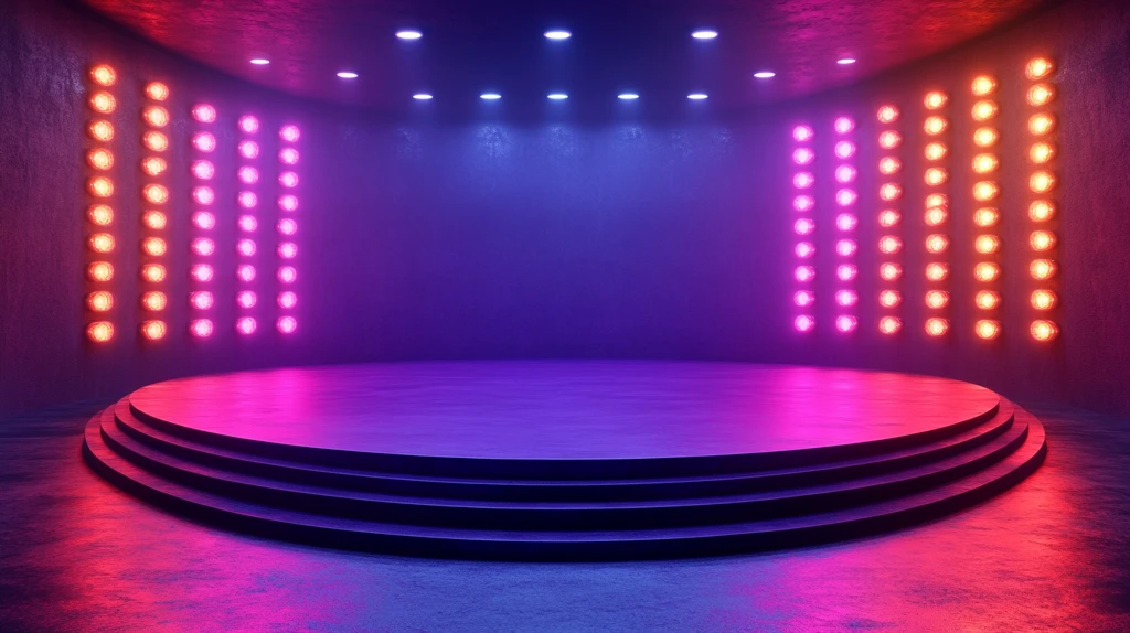 豪华电视游戏节目现场