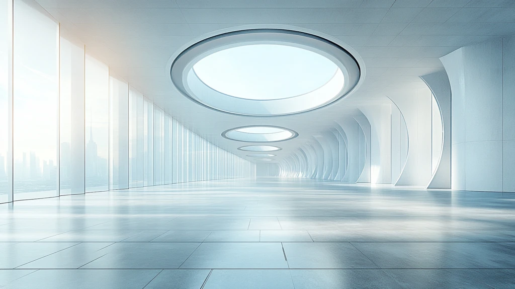 圆形展览厅地板