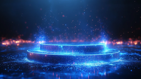 低多边形领奖台