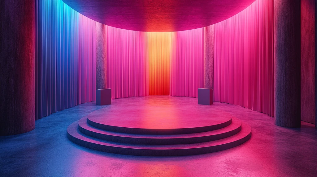 电商背景舞台灯光效果