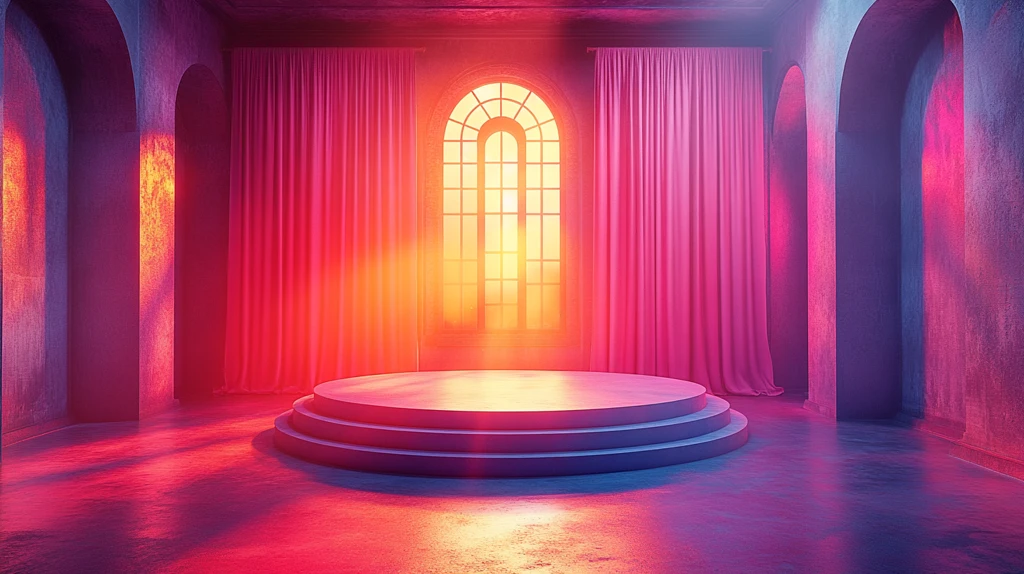 电商背景舞台灯光效果