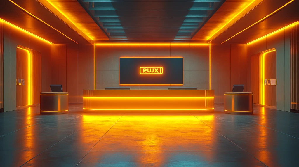 黄色极简未来风问答演播室