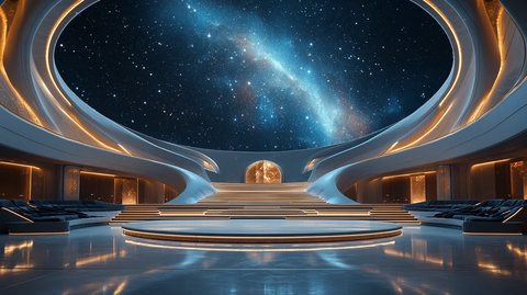 圆形舞台与多级观众席