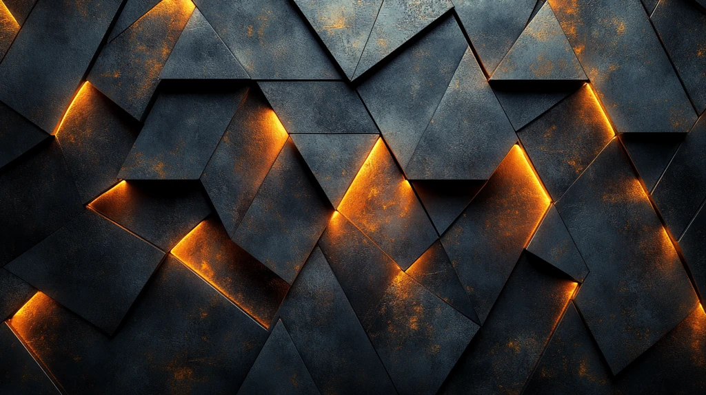 黑金高端背景线条立方体钻石三角形产品空桌