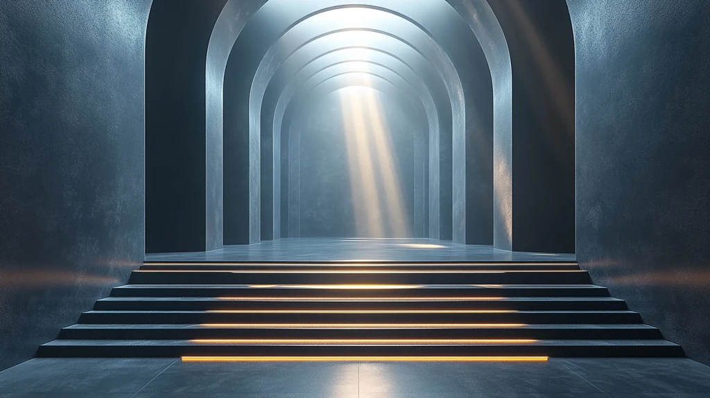 金属平台与光线