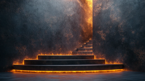 黑暗主题讲台灯光