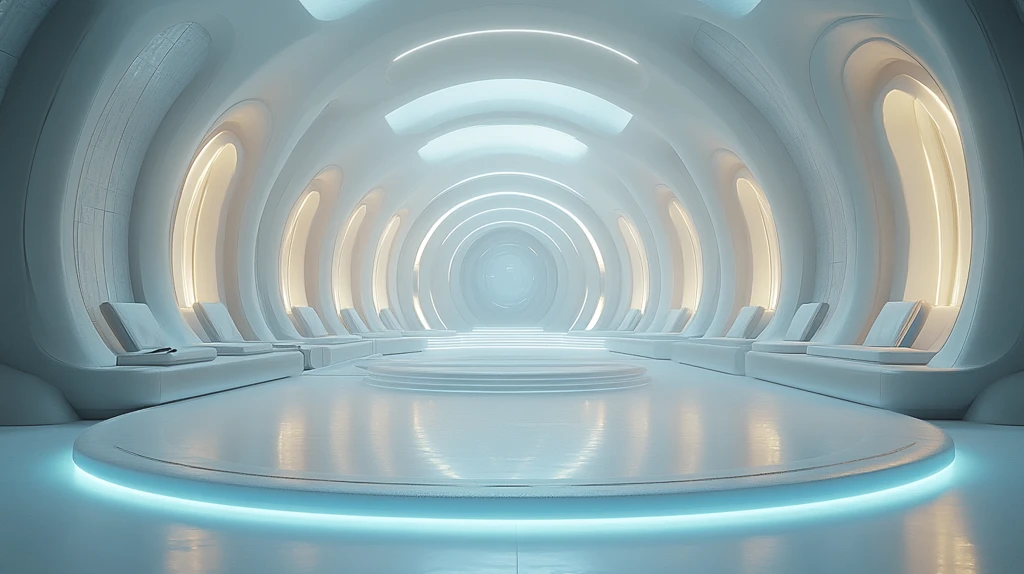 圆形舞台未来医疗实验室