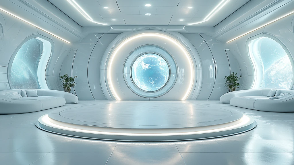 圆形舞台未来医疗实验室