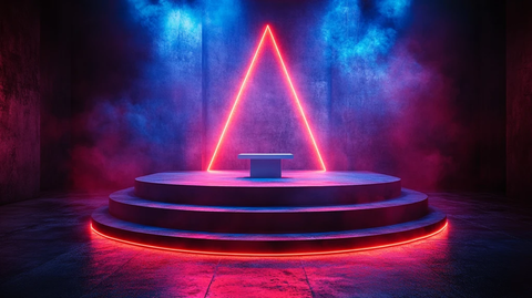 空舞台与霓虹三角