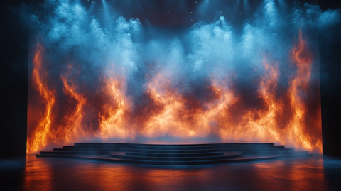 虚拟制作弧形LED舞台