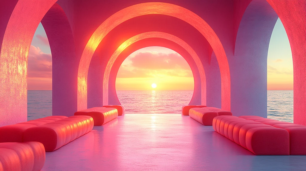 空舞台与红色座椅