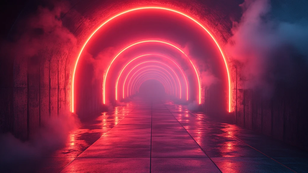 未来主义舞台灯光