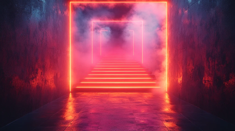 未来主义舞台灯光