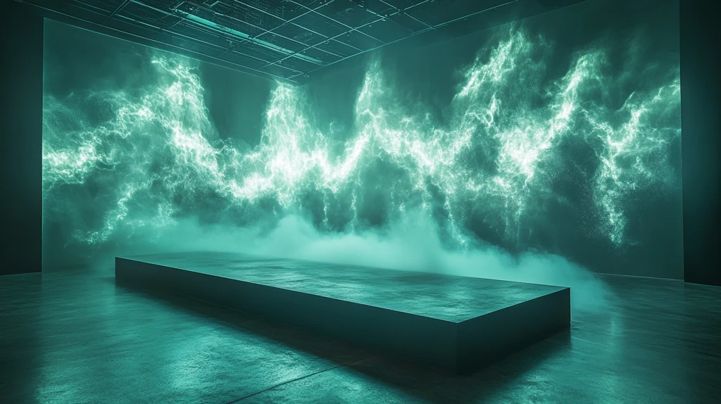 空舞台与数据投影