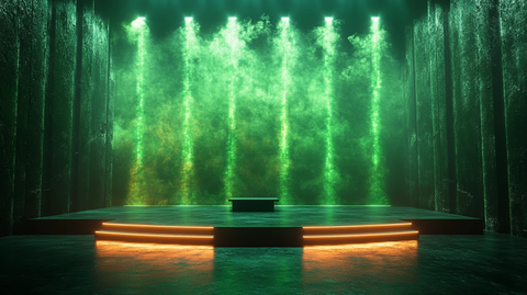 舞台设计LED背景DJ台