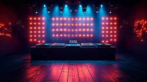 舞台设计LED背景DJ台