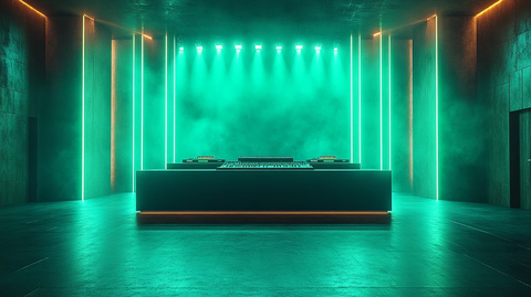 舞台设计LED背景DJ台