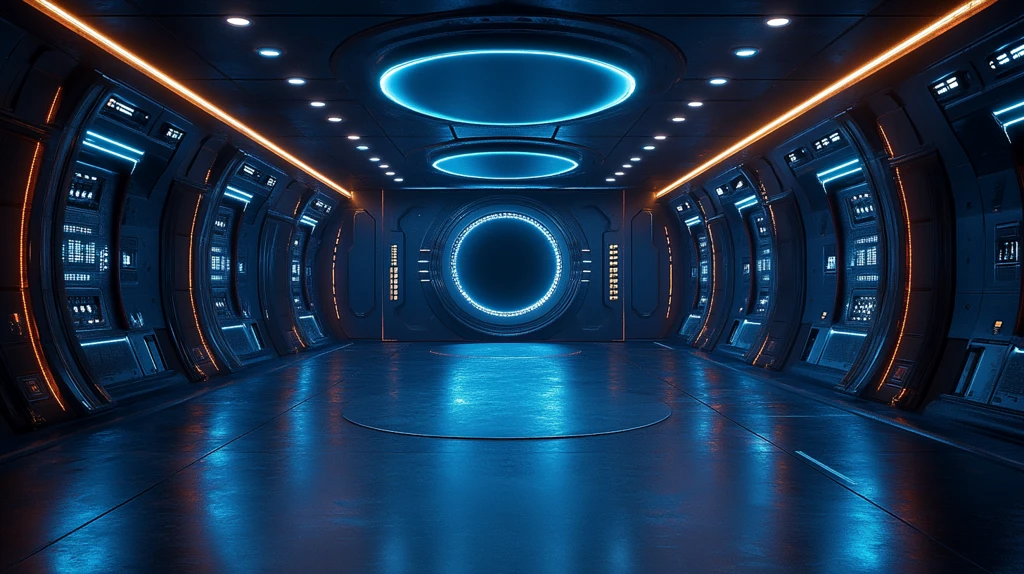 虚拟电视演播室3D渲染