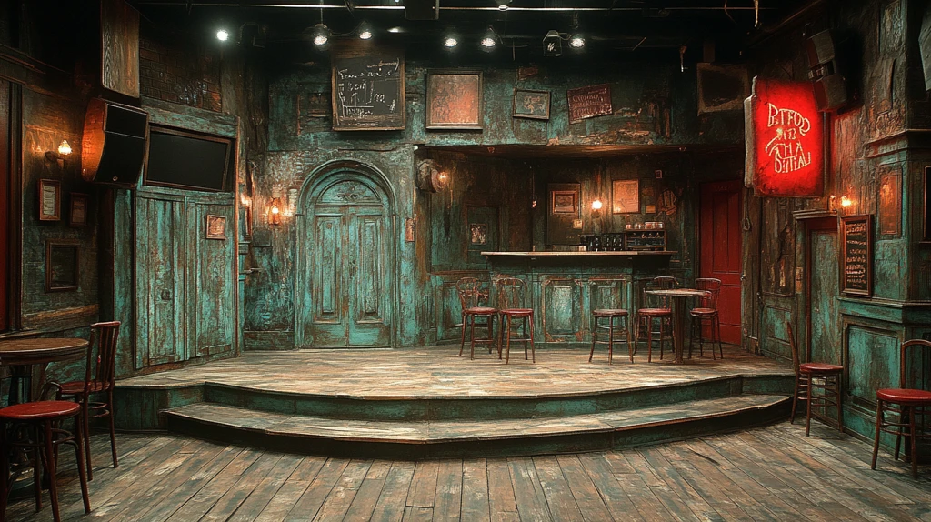 蜻蜓翅膀角落舞台