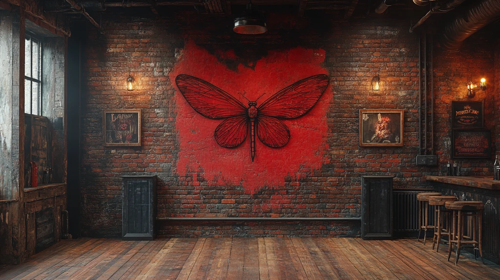 蜻蜓翅膀角落舞台