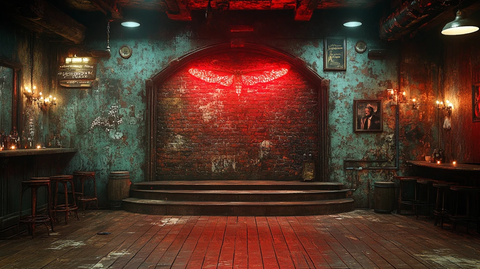 蜻蜓翅膀角落舞台