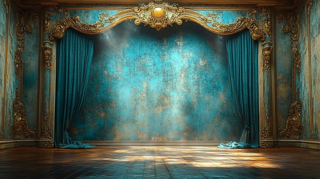 经典剧院背景