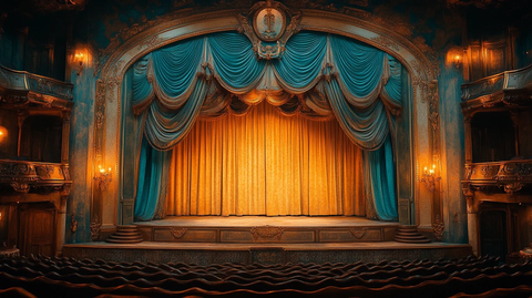 经典剧院背景