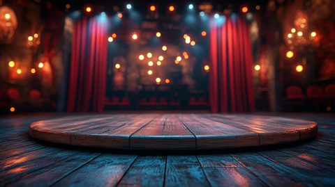3D卡通舞台背景