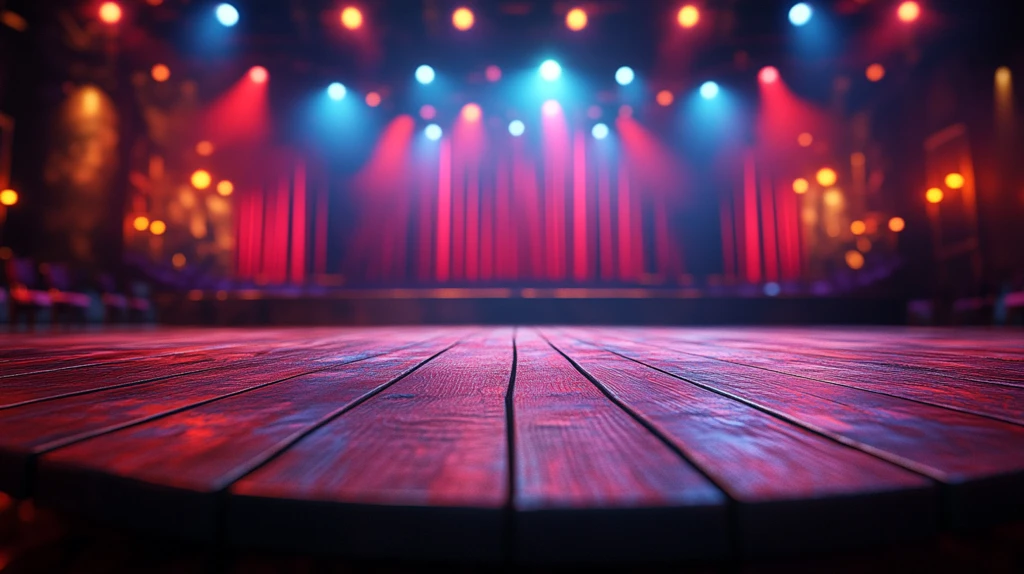 3D卡通舞台背景