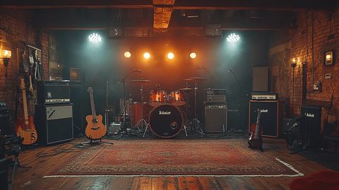 空舞台上的乐器