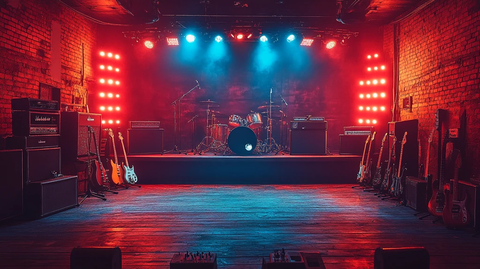 空舞台上的乐器