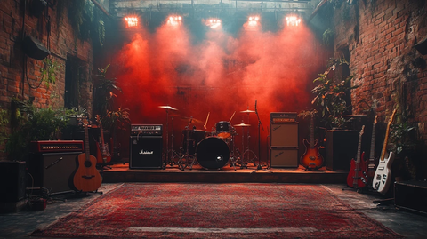 空舞台上的乐器