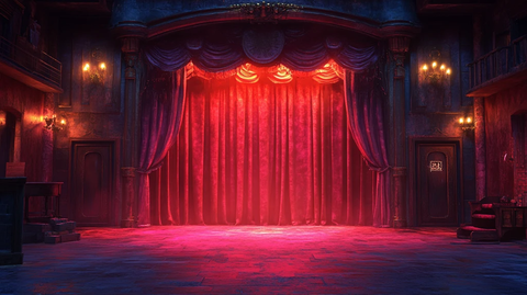 舞台背景表演