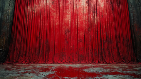 红丝绒剧场幕布