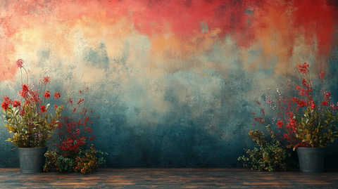 印度背景的复古风格