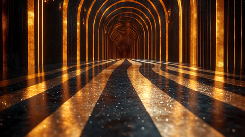 金色黑白条纹狂欢节摄影