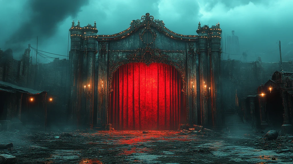 空白哥特马戏团帐篷