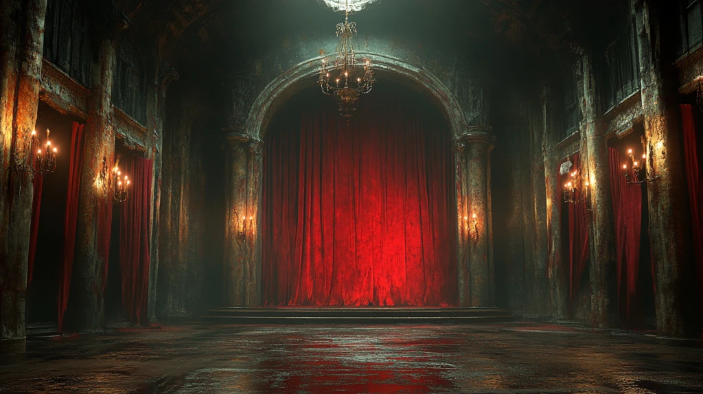 空白哥特马戏团帐篷