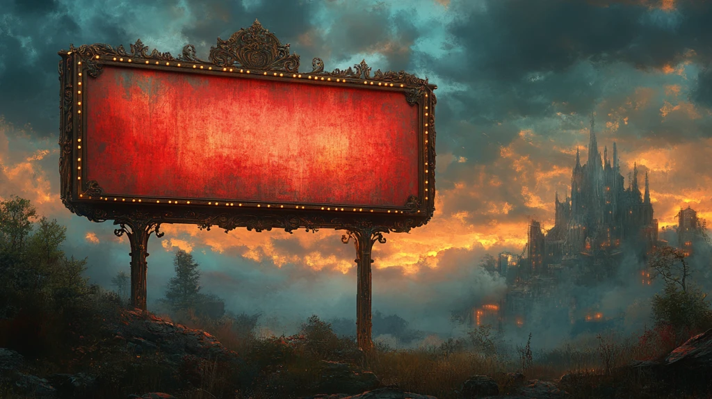 空白哥特马戏团帐篷