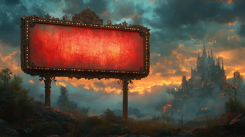 空白哥特马戏团帐篷