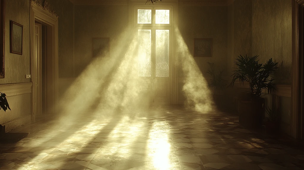 光影交织的神秘氛围