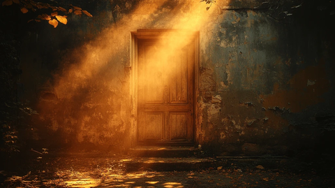 光影交织的神秘氛围