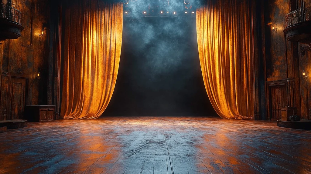 空舞台与帷幕