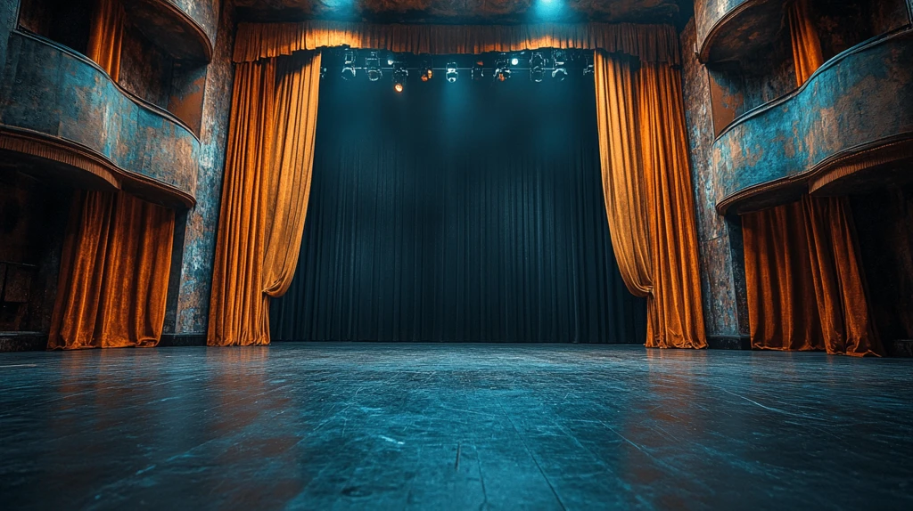 空舞台与帷幕