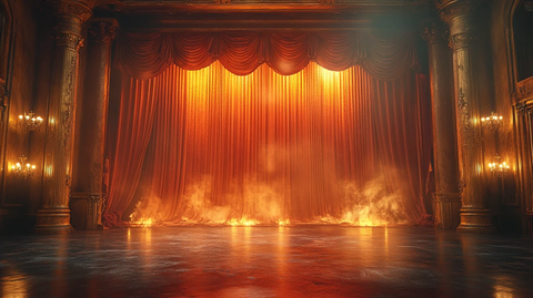 老式电视节目舞台