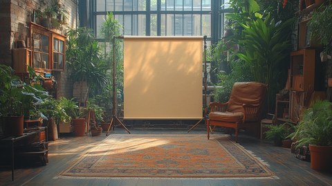 空背景自拍工作室